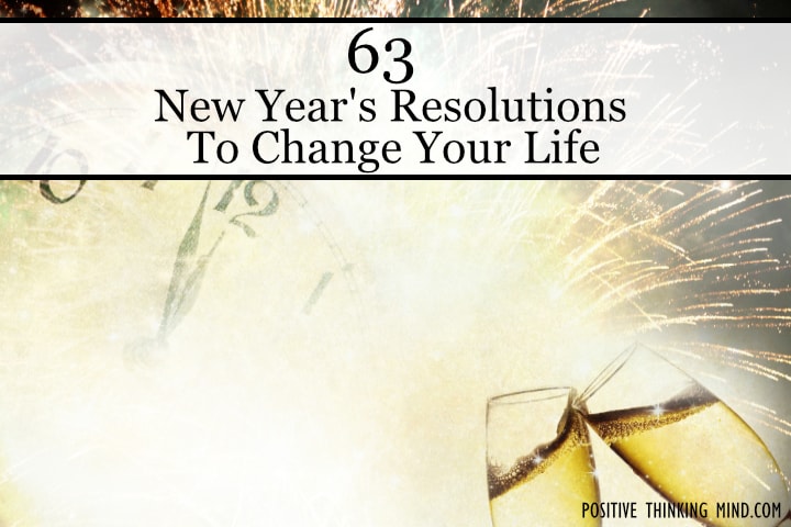 New Years resolutions to change your life
