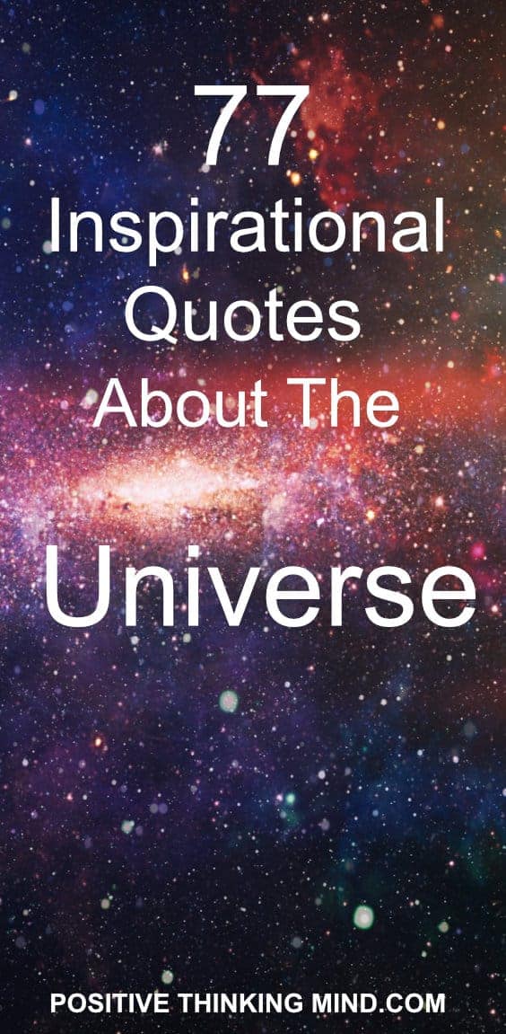 Quotes About The Universe | Positive Thinking Mind