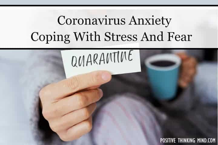 Coronavirus anxiety - coping with stress and fear