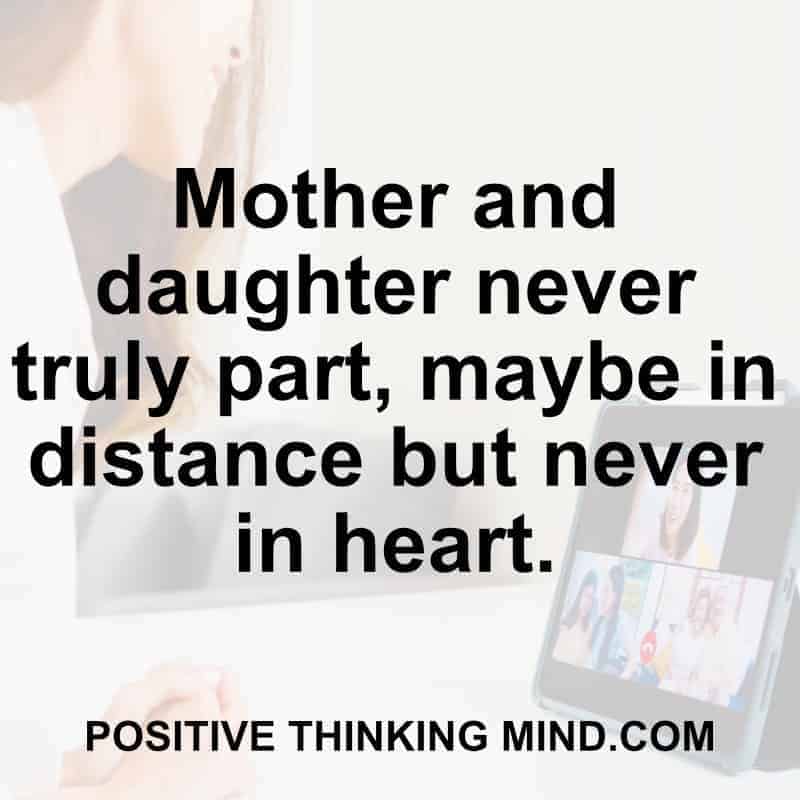 101 Beautiful Mother Daughter Quotes - Positive Thinking Mind