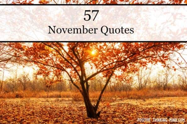 November Quotes and November Sayings | Positive Thinking Mind