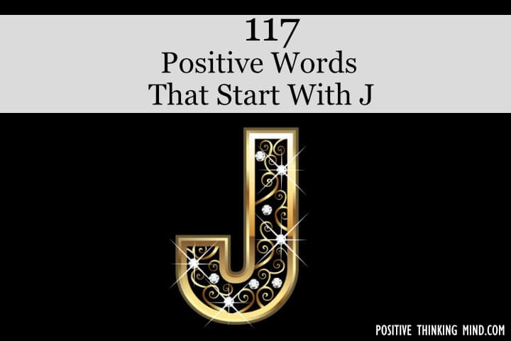 positive words that start with J