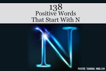 138 Positive Words That Start With N - Positive Thinking Mind