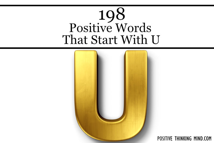 positive words that start with U