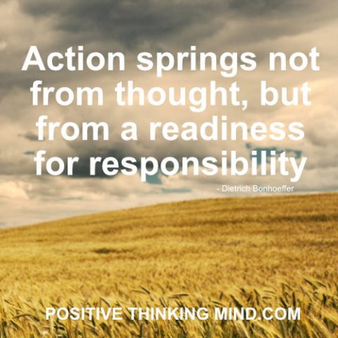 101 Responsibility Quotes | Positive Thinking Mind