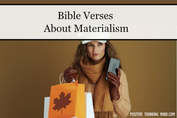 Bible Verses About Materialism Positive Thinking Mind