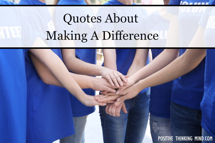 quotes making a difference